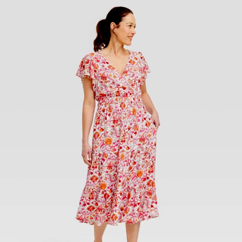 Knox Rose floral midi dress